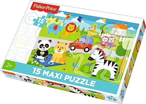 Puzzle 15 elementów Maxi - Piknik z Przyjaciółmi