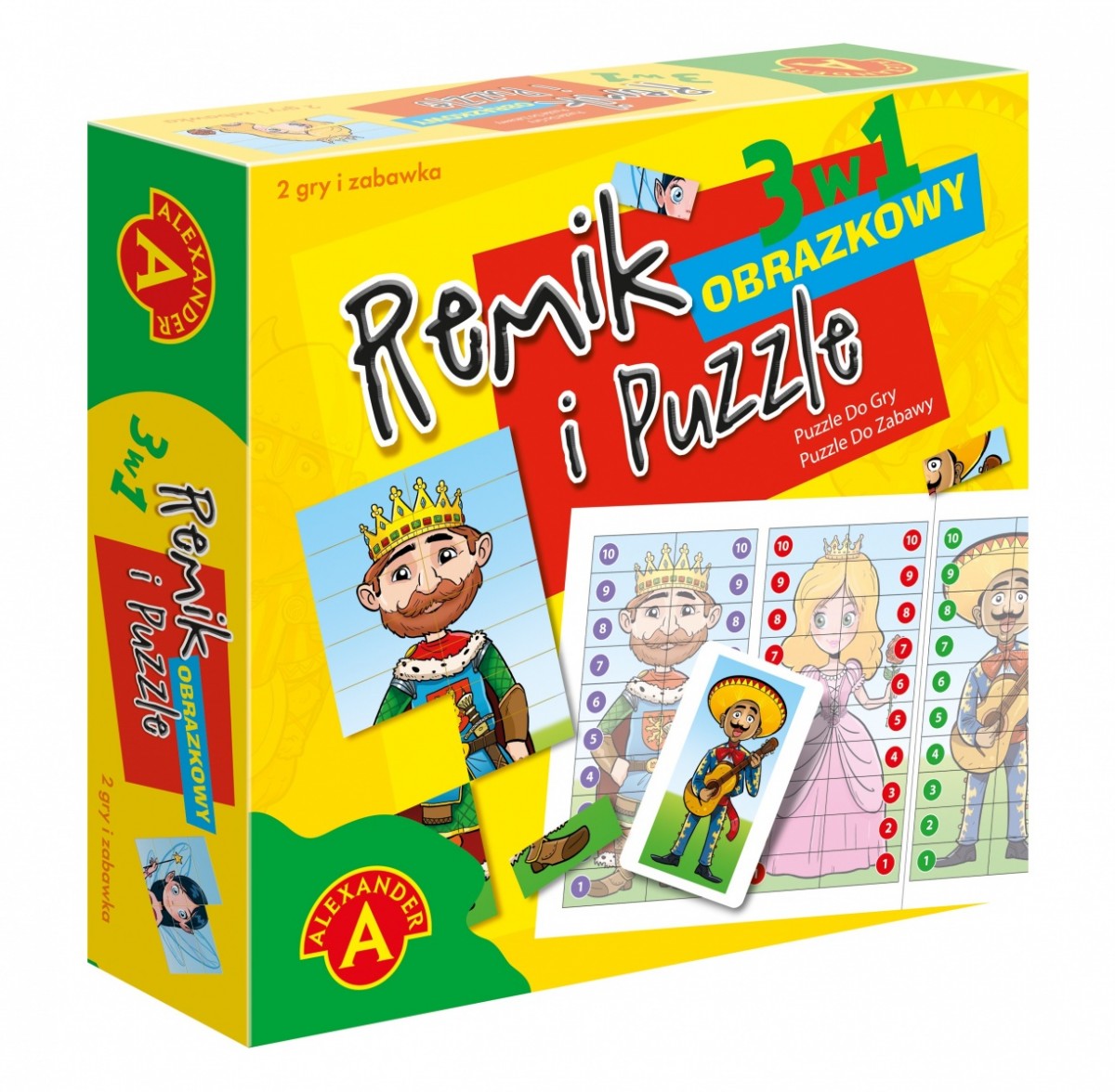 Gra Remik obrazkowy i puzzle