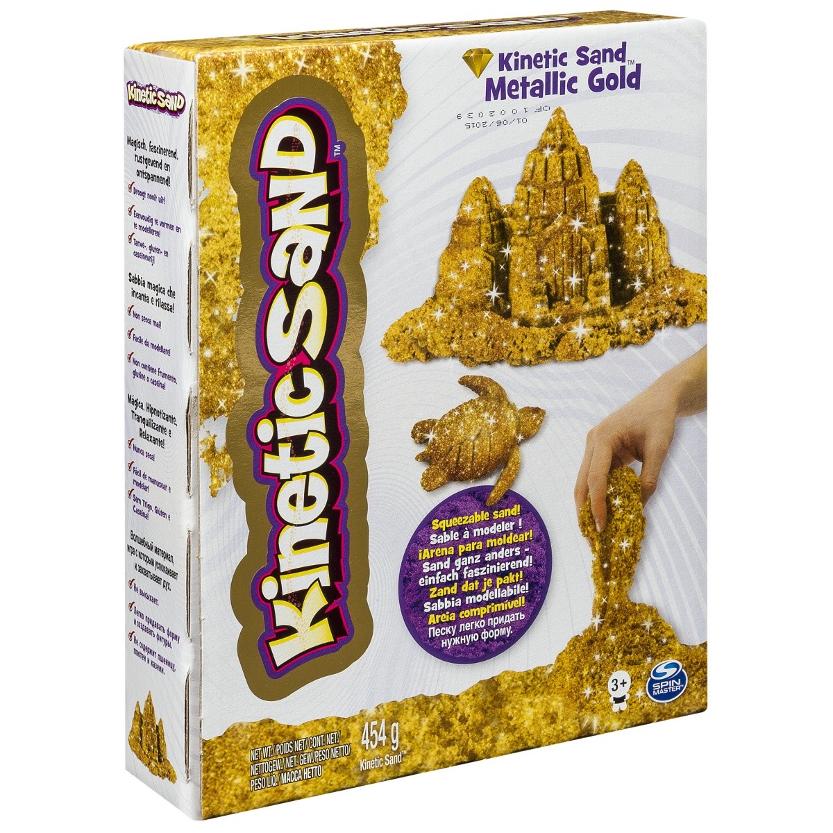 Piasek kinetyczny Kinetic Sand metaliczny, złoty