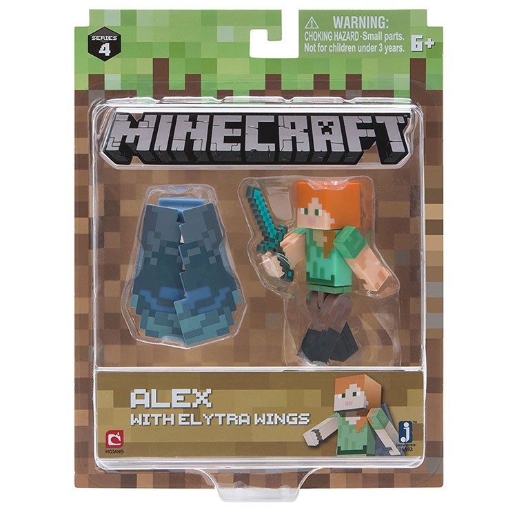 Figurka Minecraft Alex ze skrzydłami