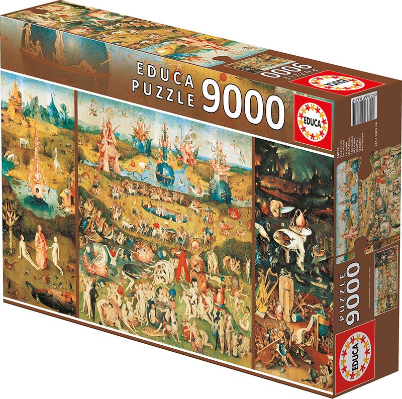 Puzzle 9000 elementów Ogród ziemskich przysmaków