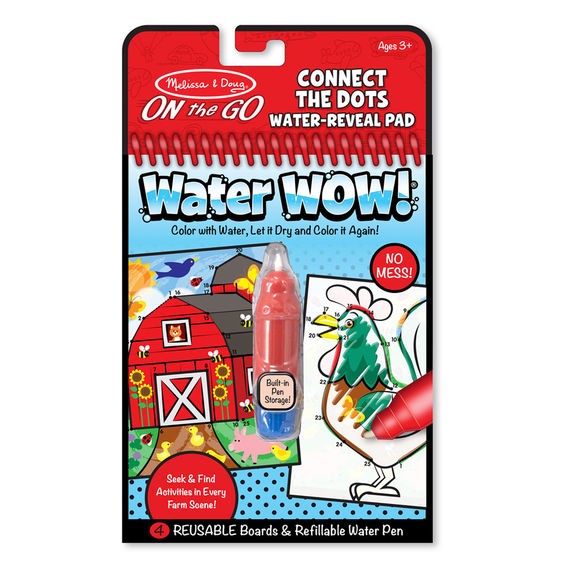 Kolorowanka Water Wow! - Farma, Połącz kropki