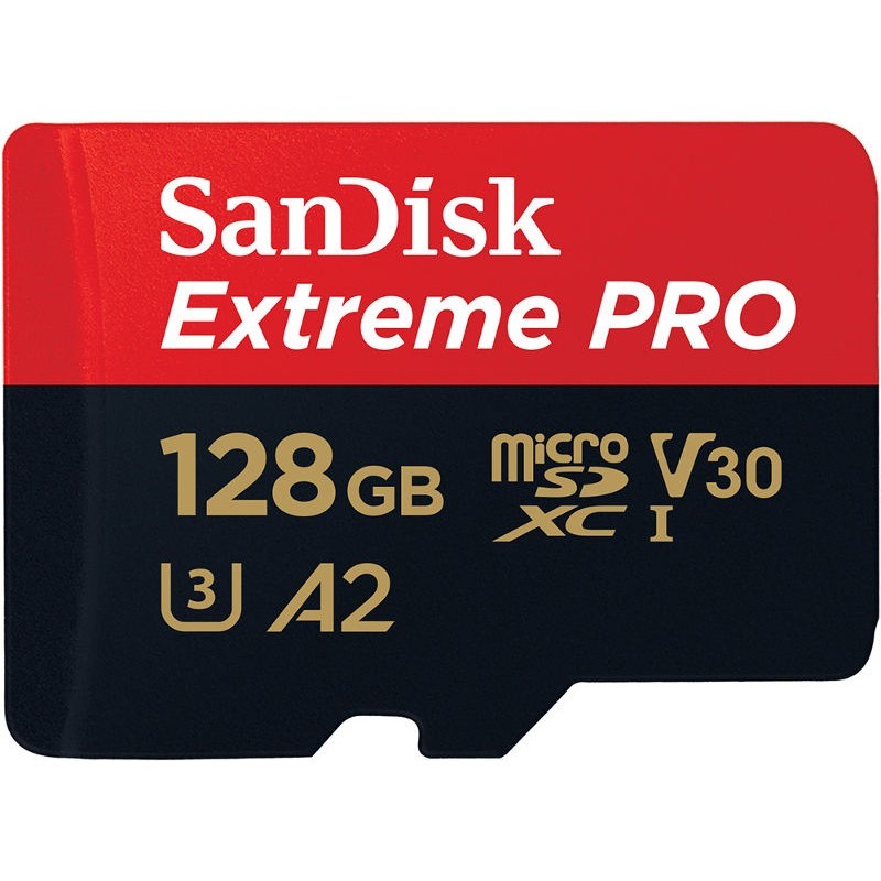 Extreme Pro microSDXC 128GB 170/90 MB/s A2 V30 