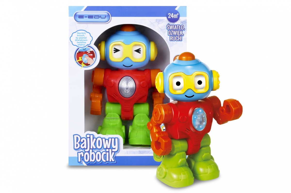 Robot z dźwiękiem i światłem E-Edu