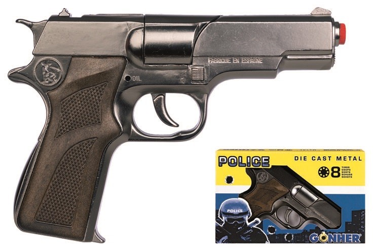 Pistolet policyjny metalowy GONHER 125/0