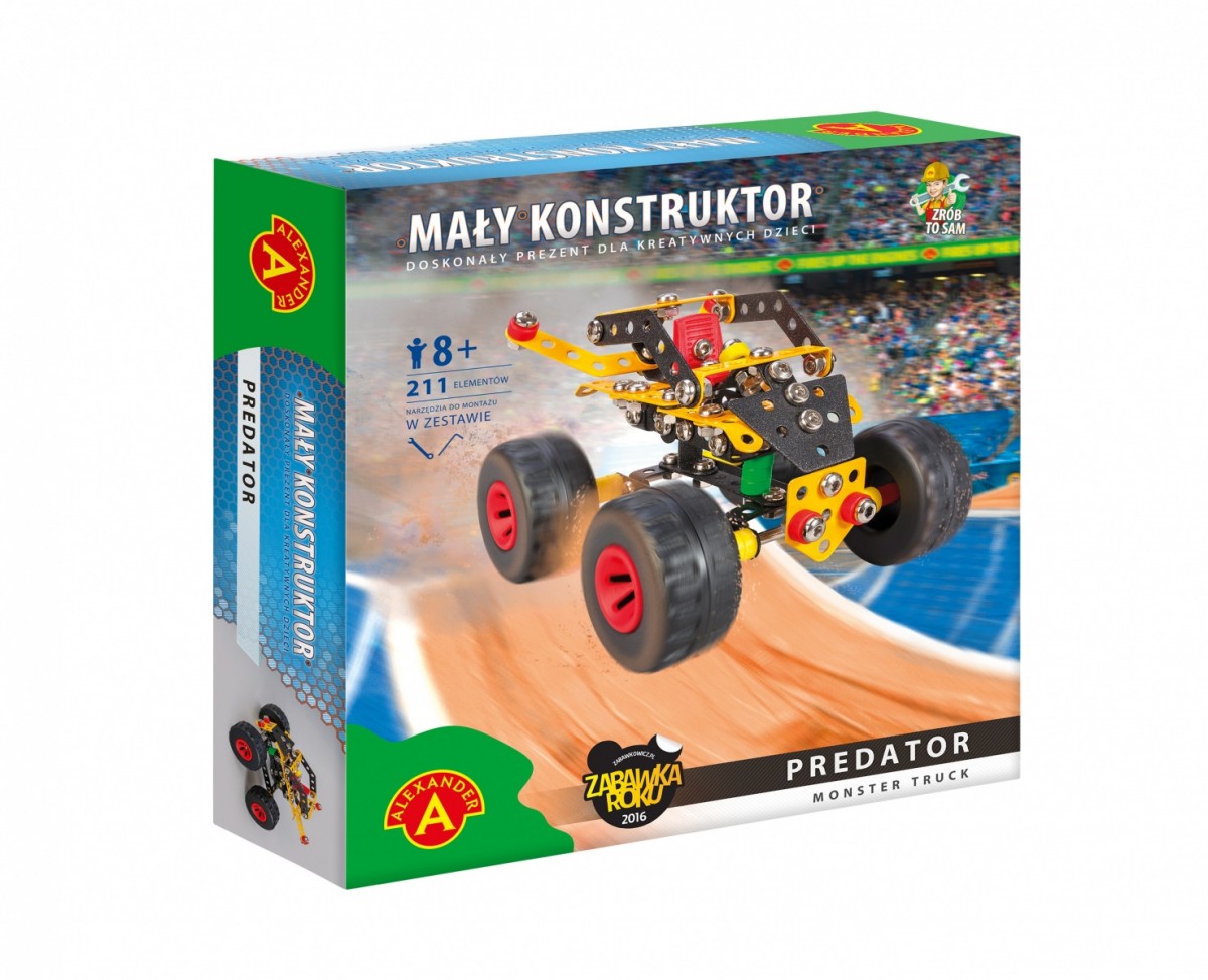 Zestaw konstrukcyjny Mały Konstruktor Monster Truck - Predator