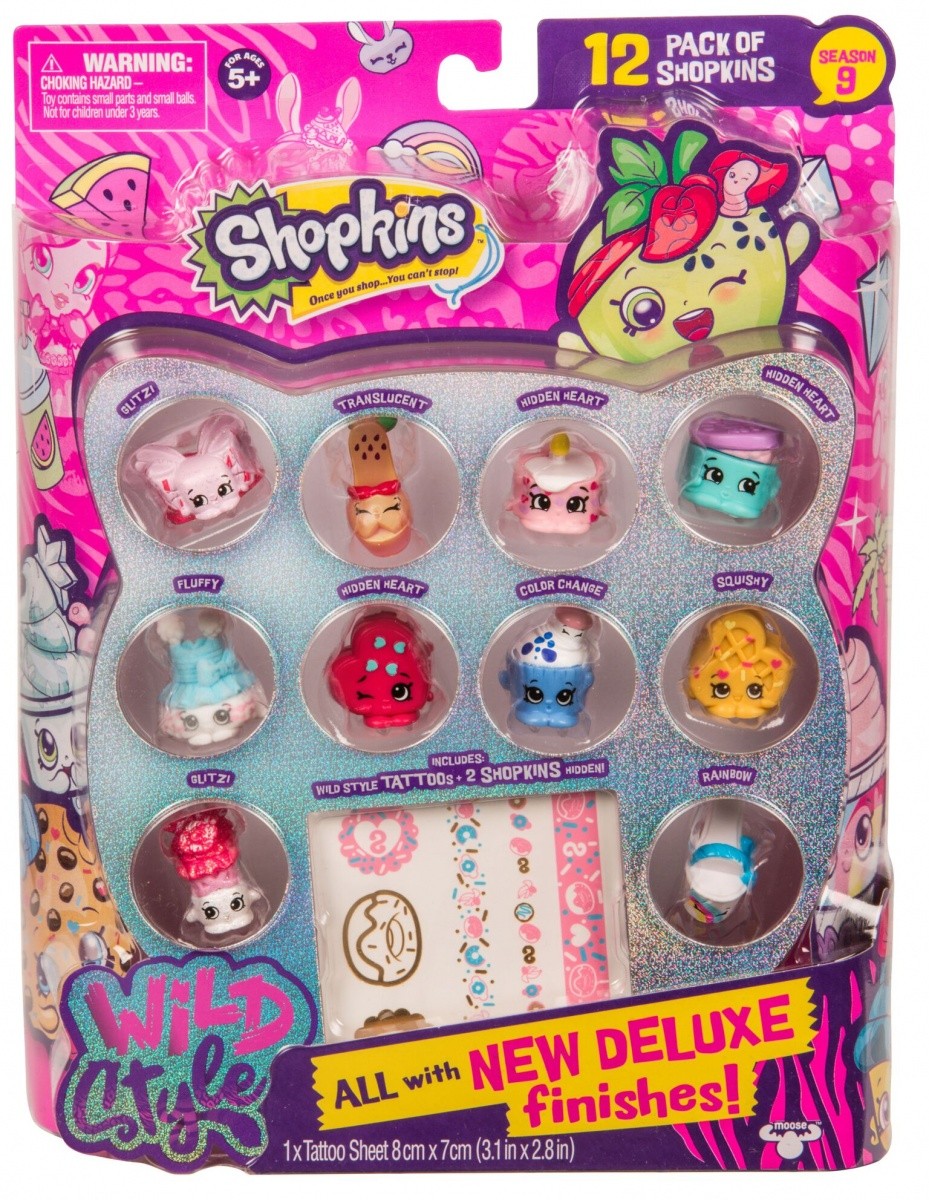 Figurki Shopkins Sezon 9 Wild 12-pak 