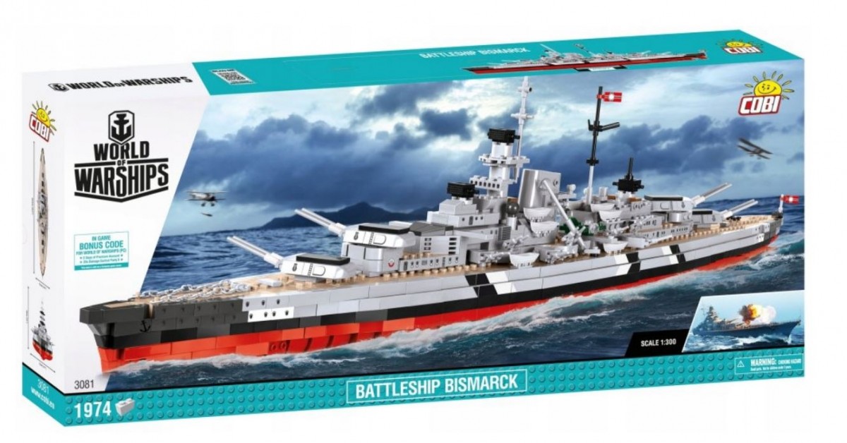 Klocki Small Army Battleship Bismarck edycja limitowana