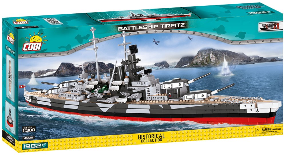 Klocki Battleship Tirpitz - niemiecki pancernik