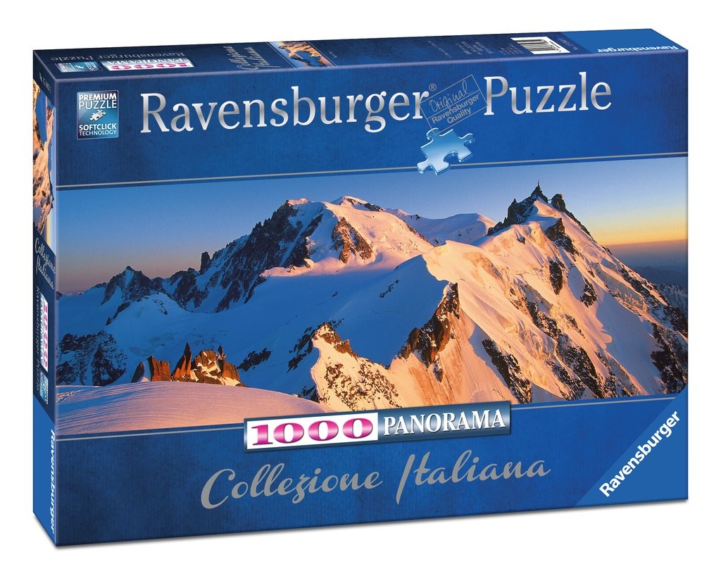 Puzzle 1000 elementów Włoska Kolekcja - Monte Bianco