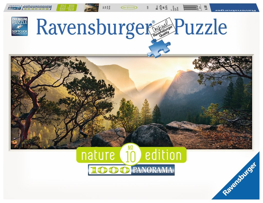 Puzzle 1000 elementów - Panorama Parku Yosemite