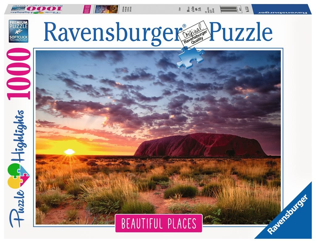 Puzzle 1000 elementów - Ayers Rock w Austalii