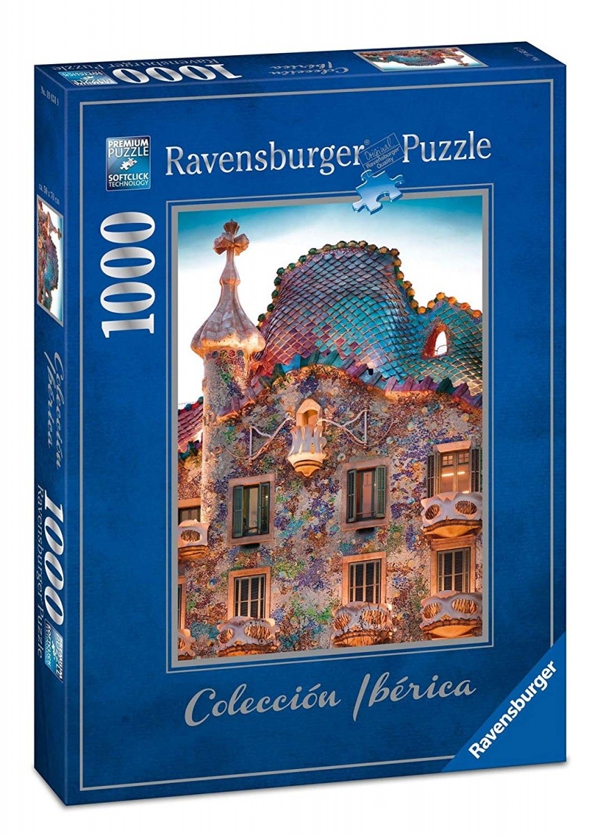 Puzzle 1000 elementów - Casa Batllo, Barcelona