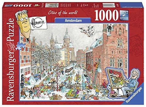 Puzzle 1000 elementów - Amsterdam zimą