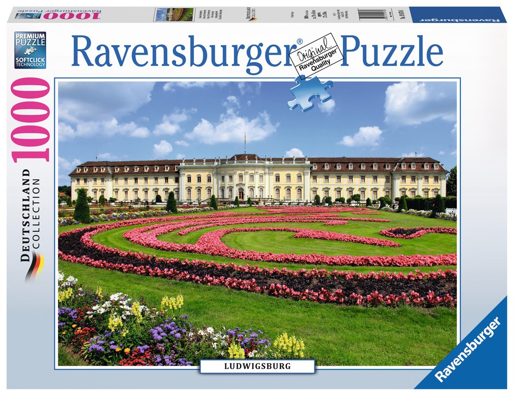 Puzzle 1000 elementów - Zamek w Ludwigsburgu