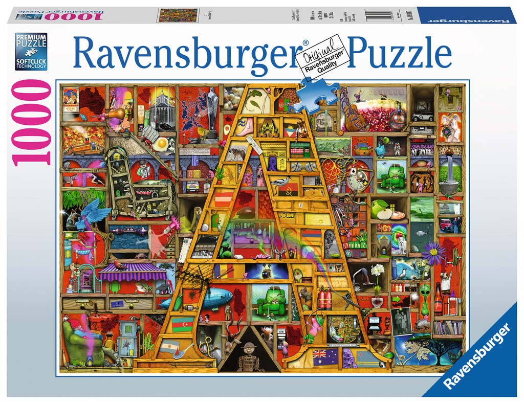 Puzzle 1000 elementów - Niesamowity Alfabet A