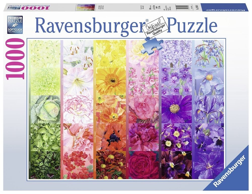 Puzzle 1000 elementów - Paleta Ogrodnika