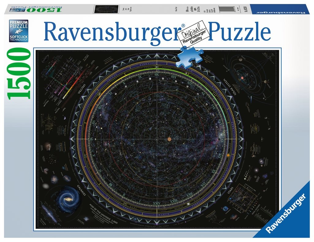 Puzzle 1500 elementów - Przestrzeń kosmiczna