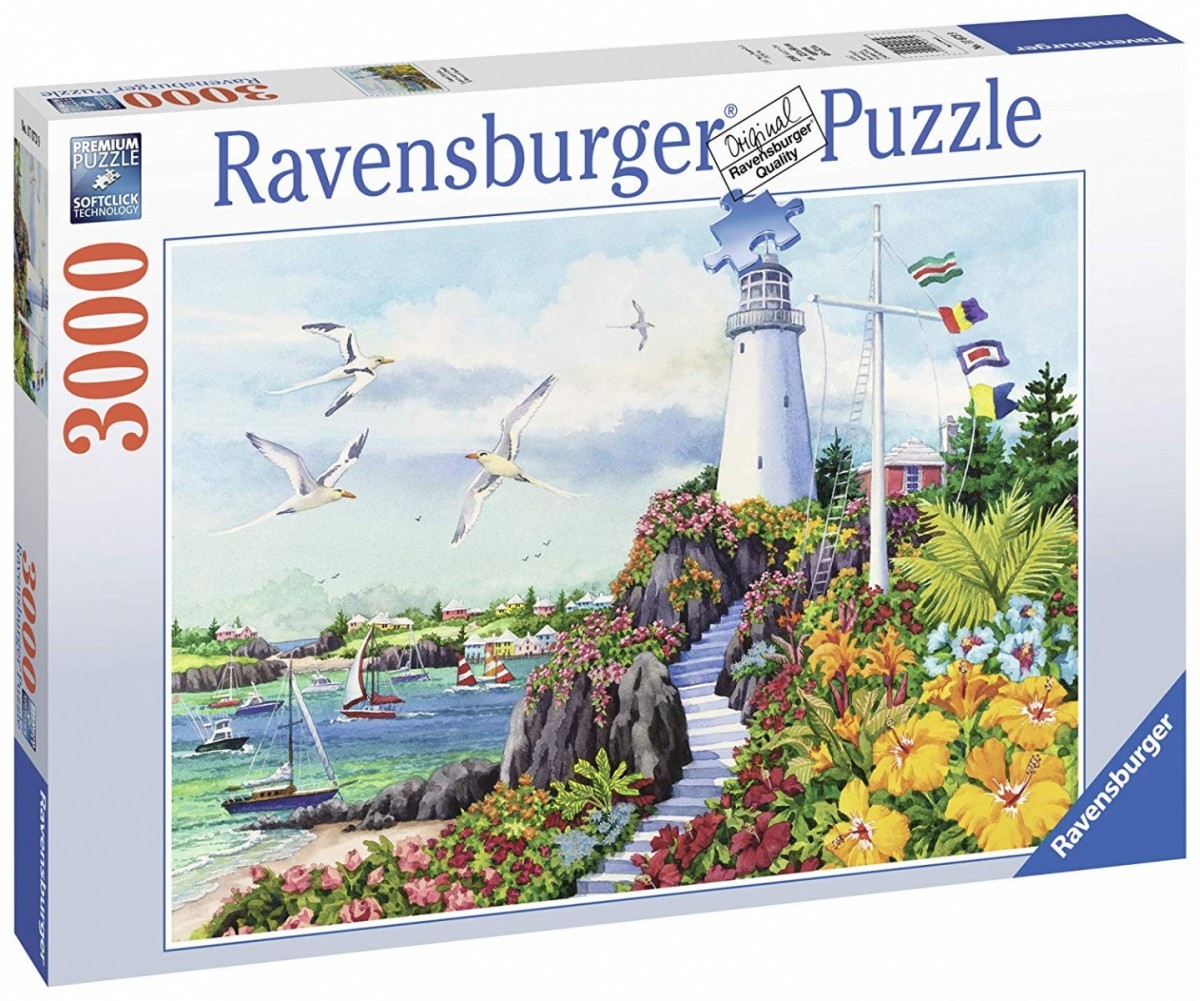 Puzzle 3000 elementów - Przybrzeżny raj