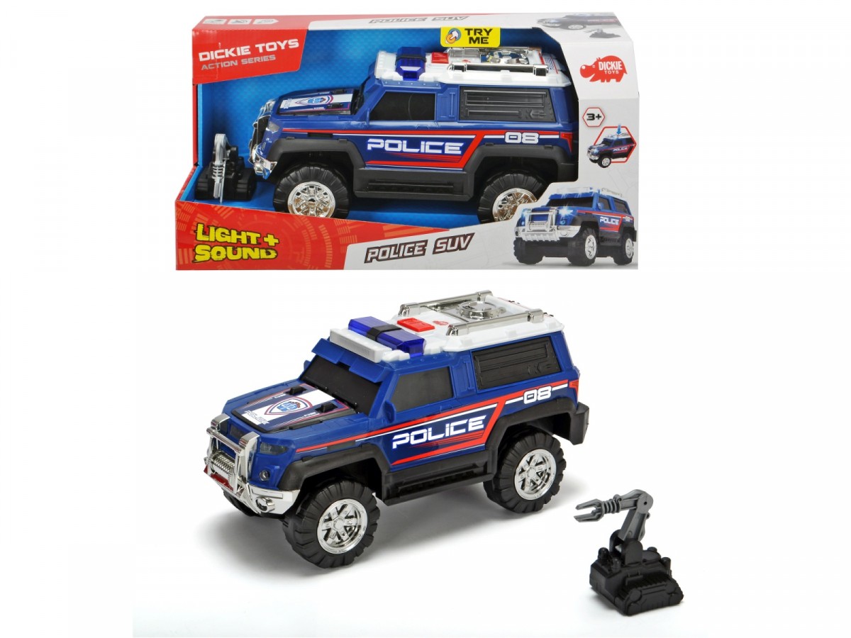 Auto Policja SUV czarny 30 cm