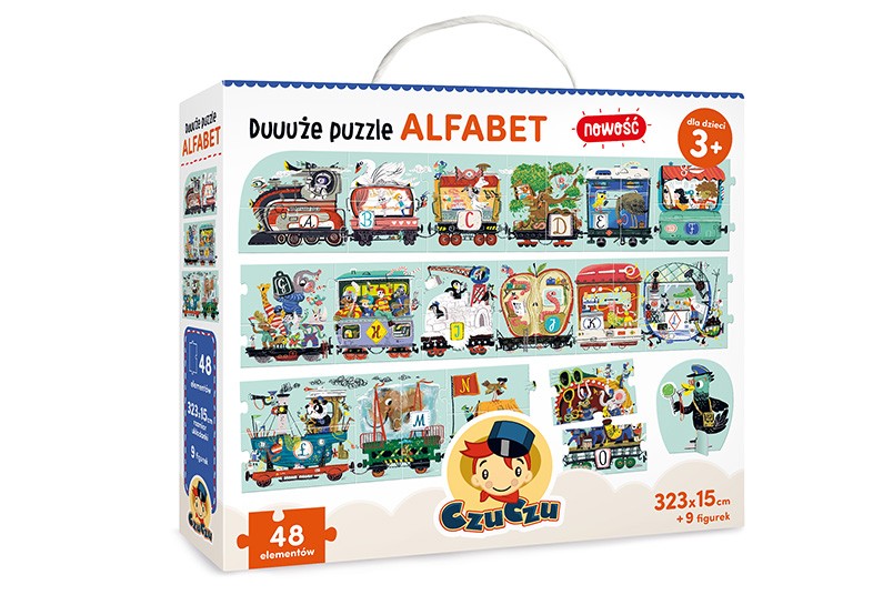 Puzzle Duuuże Alfabet 48 elementów