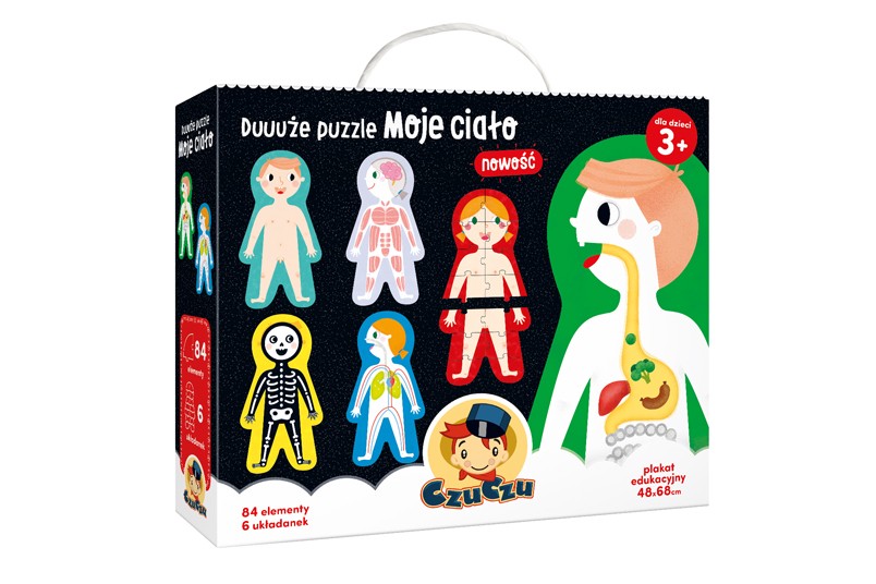 Puzzle Duuuże - Moje ciało