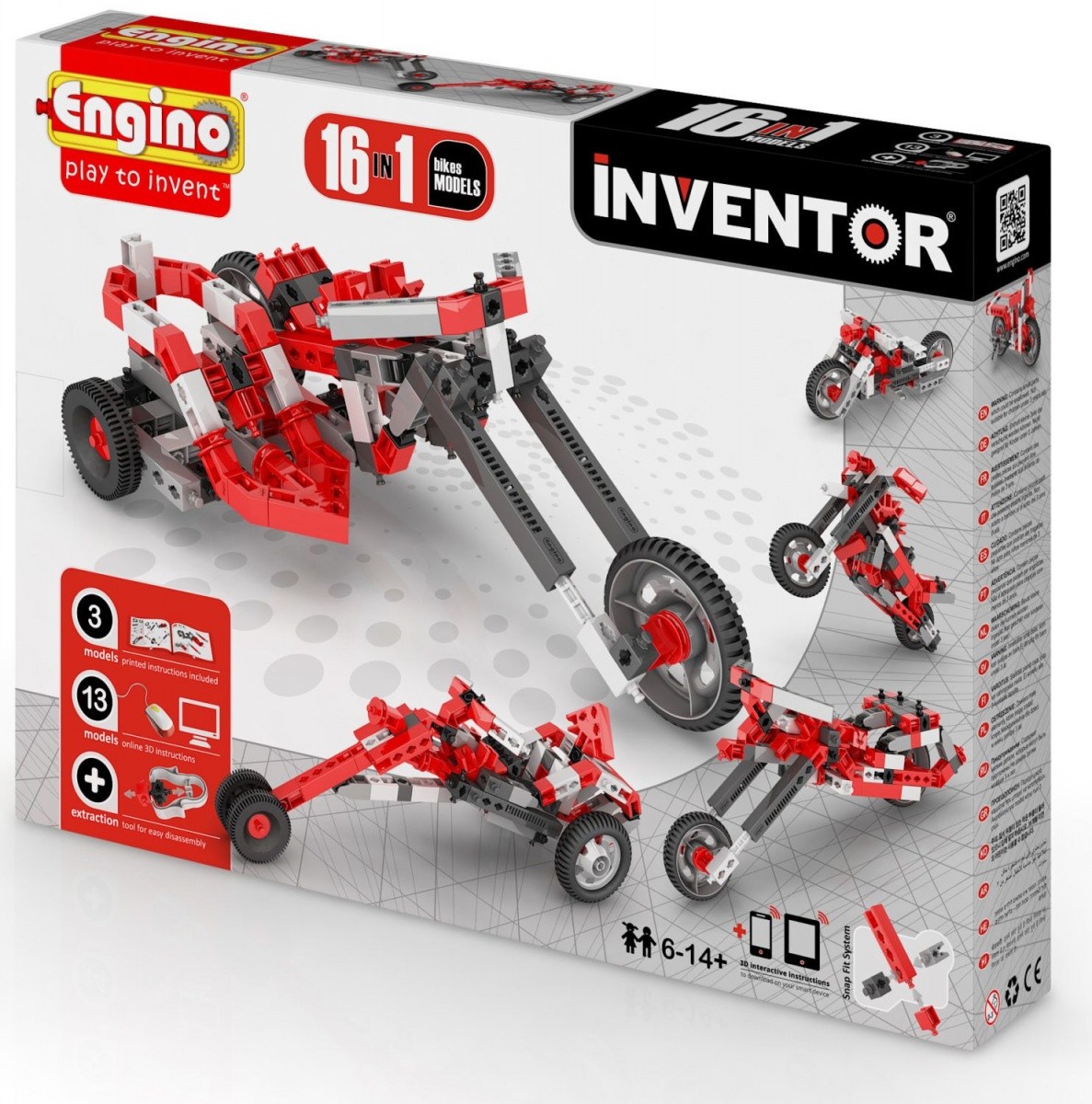 Klocki konstrukcyjne Inventor 16w1 Motory