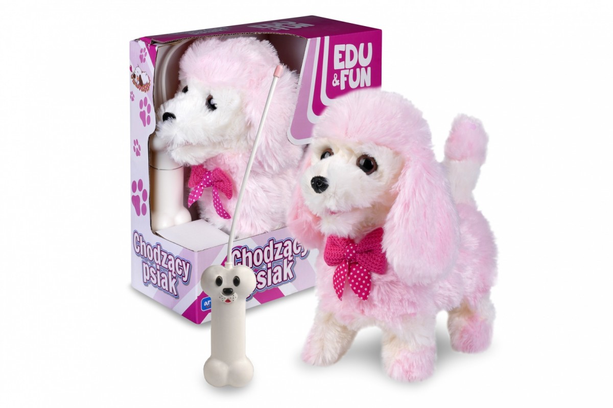 Maskotka interaktywna Piesek różowy na pilota Natalia