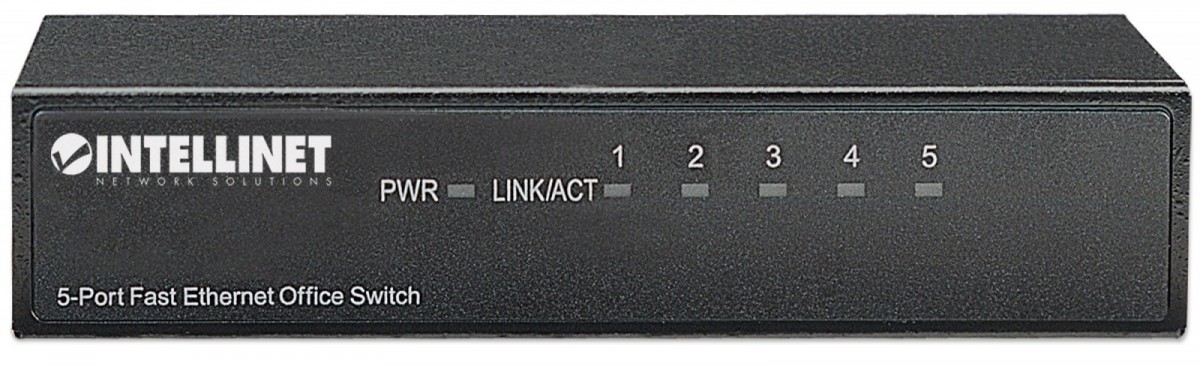 Przełącznik Ethernet 5x 10/100 Mbps RJ45 desktop 