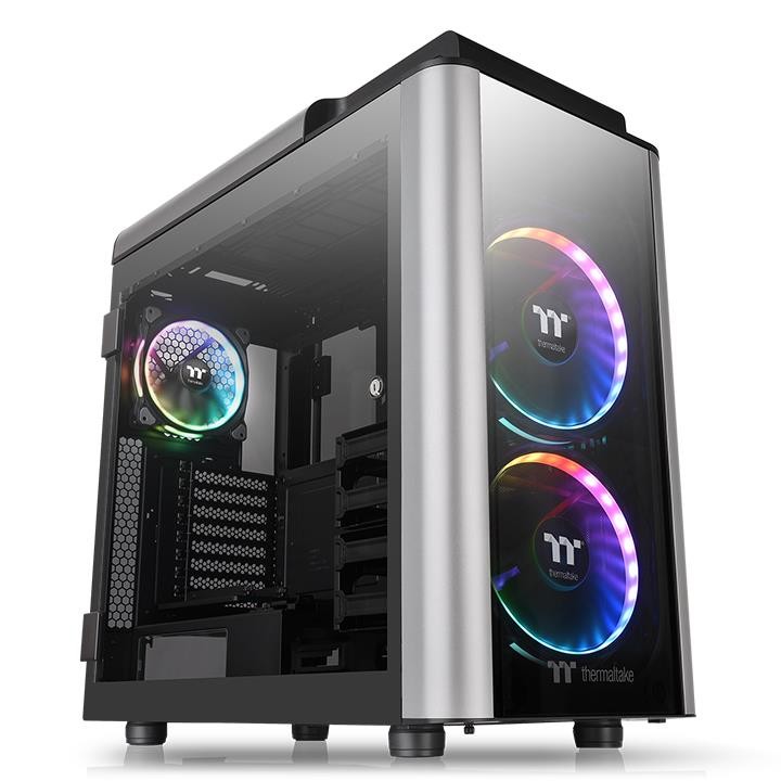 Obudowa LEVEL 20 GT RGB Riing Plus E-ATX Full Tower Tempered Glass - czarna