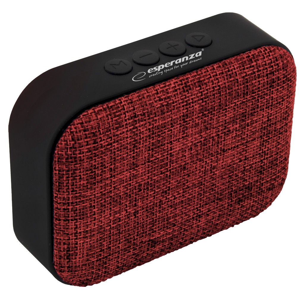 Głośnik Bluetooth FM Samba czerwony