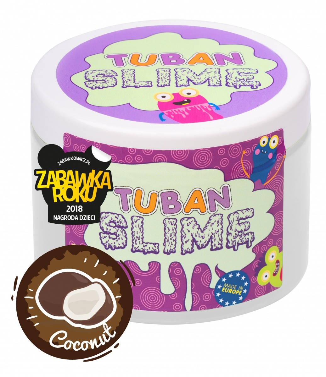 Masa plastyczna Super Slime TUBAN Kokos 0,5kg