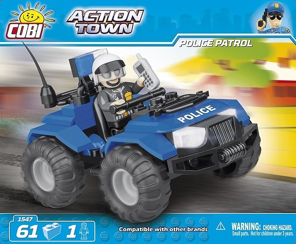 Klocki Action Town Policyjny Quad Patrolowy