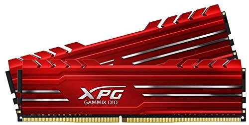 Pamięć XPG GAMIX D10 DDR4 3200 DIMM 16GB (2x8) Kit czerwona