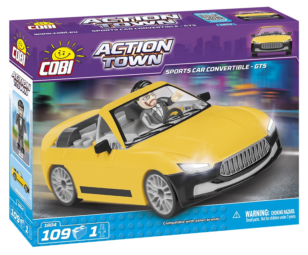 Klocki Action Town Sportowe Cabrio GTS