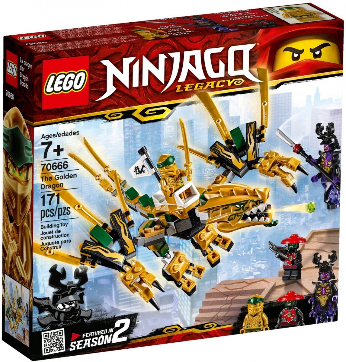 Klocki Ninjago Złoty Smok