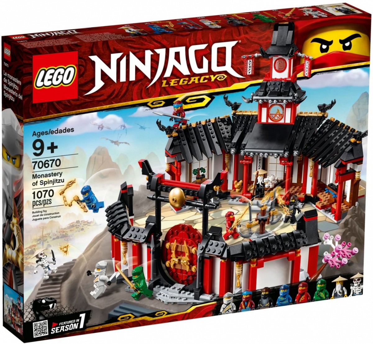 Klocki Ninjago Klasztor Spinjitzu