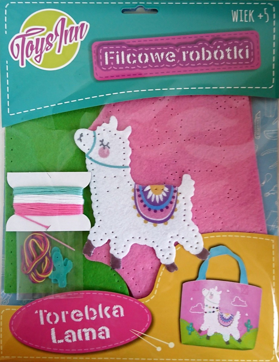 Zestaw kreatywny Torebka duża Lama 