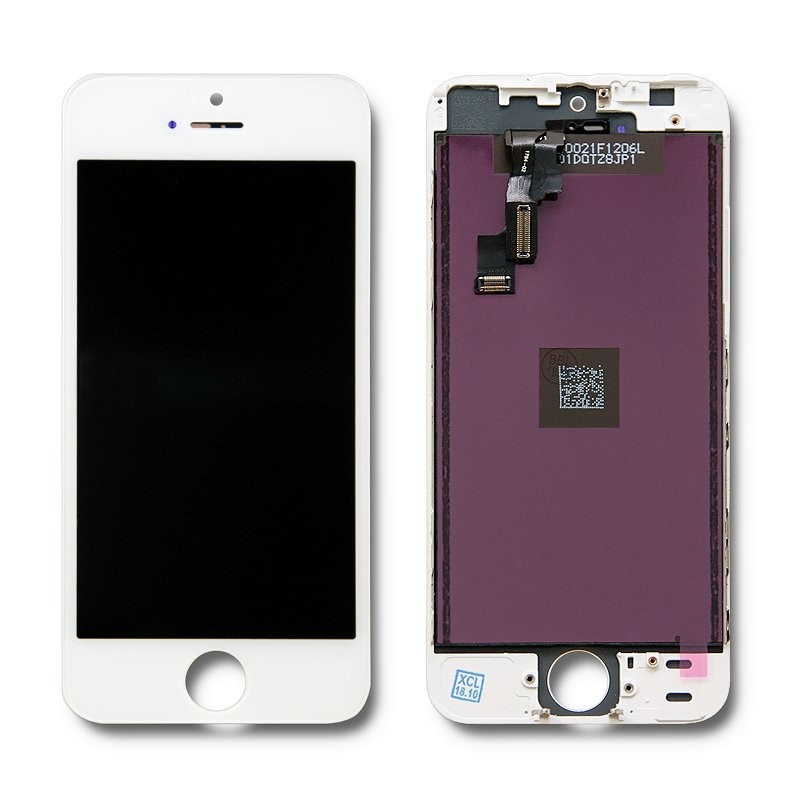Wyświetlacz dotykowy LCD do Apple iPhone 5S / SE | biała ramka 