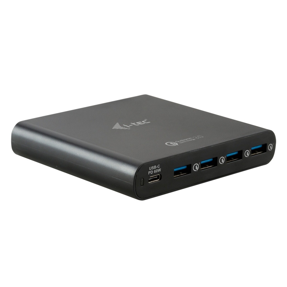 Zasilacz sieciowy uniwersalny USB-C USB-C Power Delivery + 4x USB-A QC 3.0, 80 W