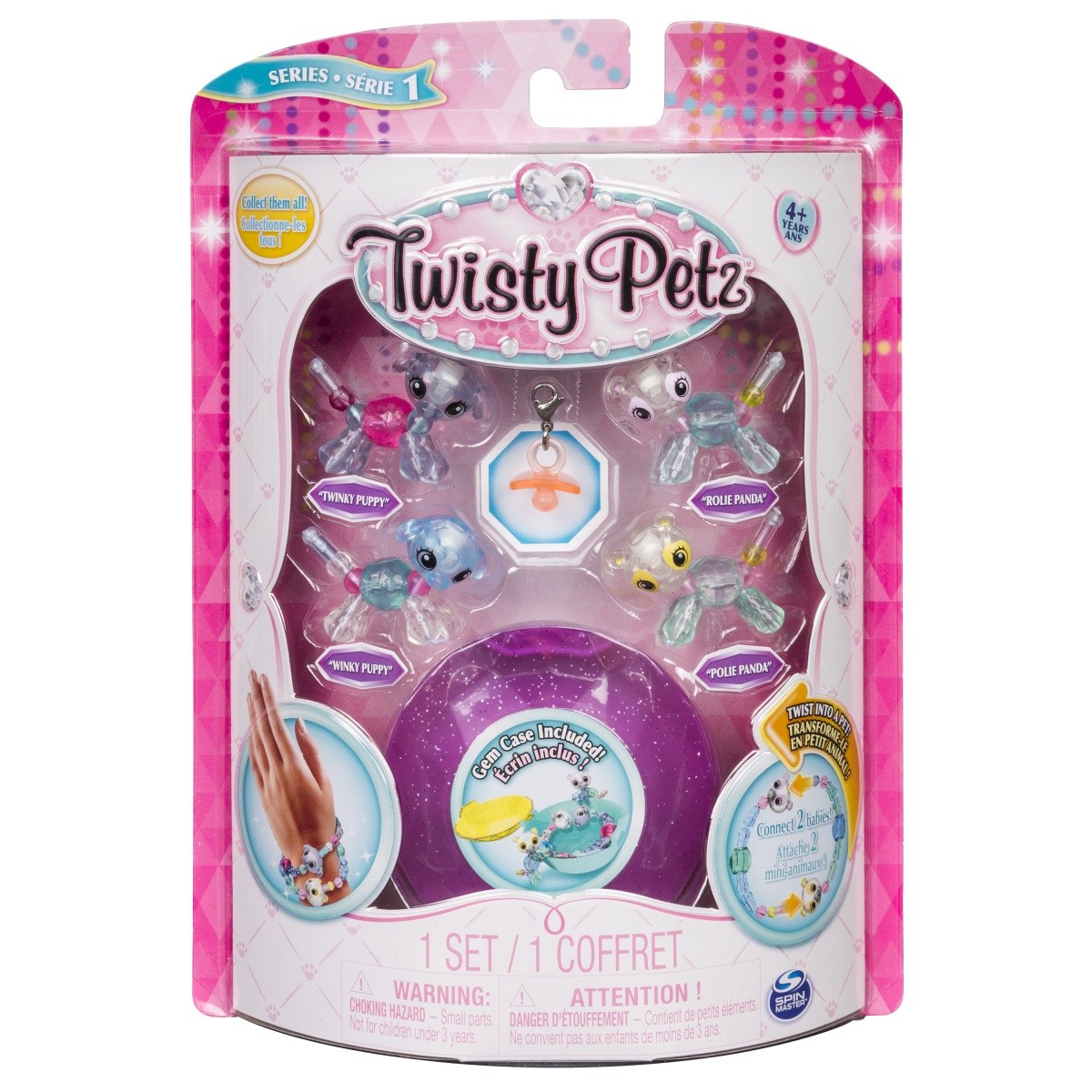 Mini Bransoletki Twisty Petz Twin Babies 4-pak 20103016