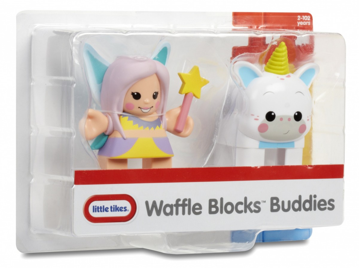 Figurki WAFFLE BLOCKS 2-pak Wróżka i jednorożec