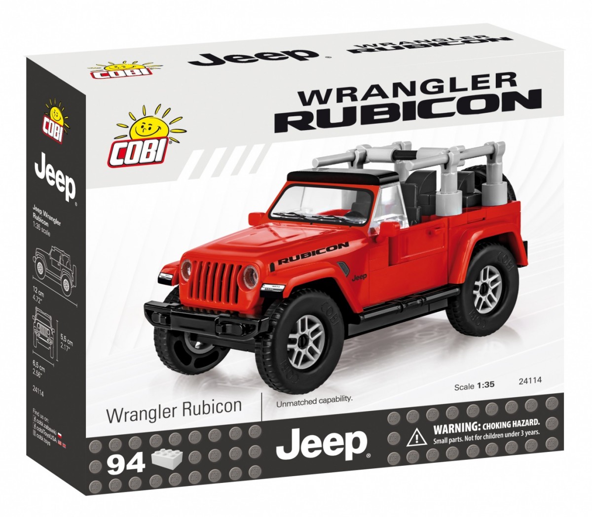 Klocki Jeep Wrangler Rubicon 