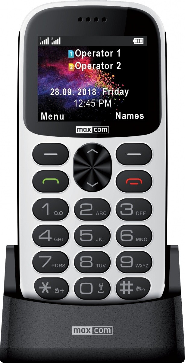 Telefon MM 471BB biały 