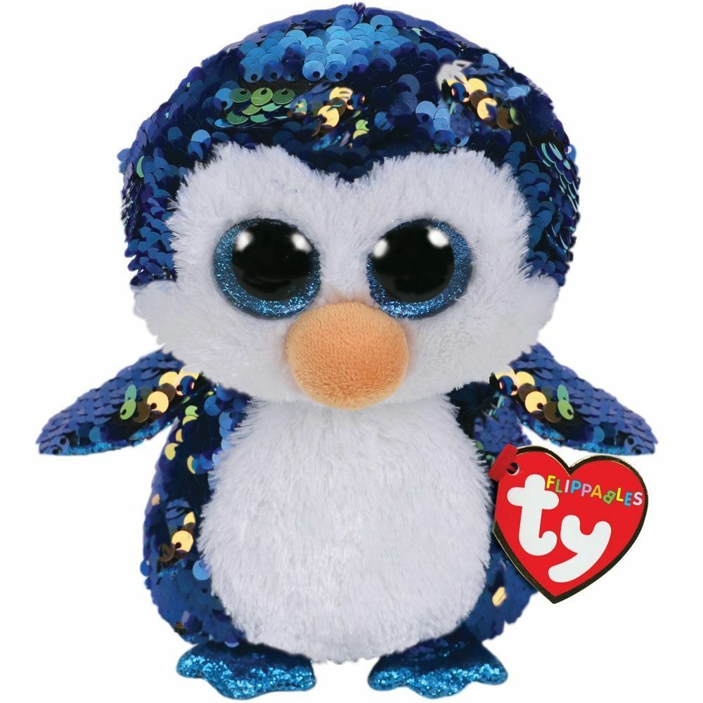 Maskotka TY Beanie Boos Flippables Cekinowy Pingwin 15 cm