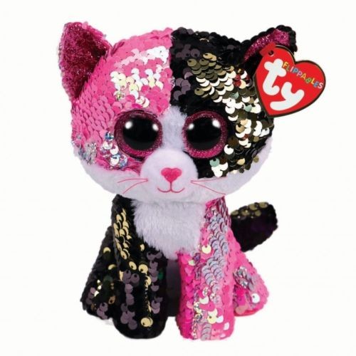 Maskotka TY Beanie Boos Flippables Cekinowy Kot 15 cm