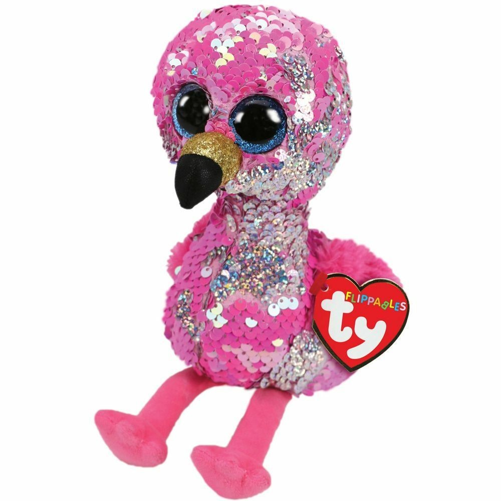 Maskotka TY Beanie Boos Flippables Cekinowy Flaming 24 cm