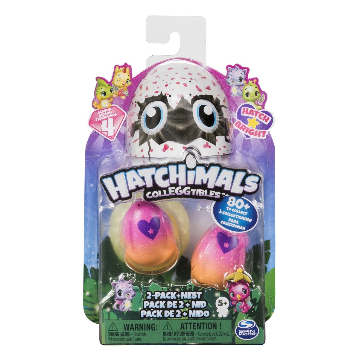 Figurki Hatchimals 2-pak z gniazdem Sezon 4