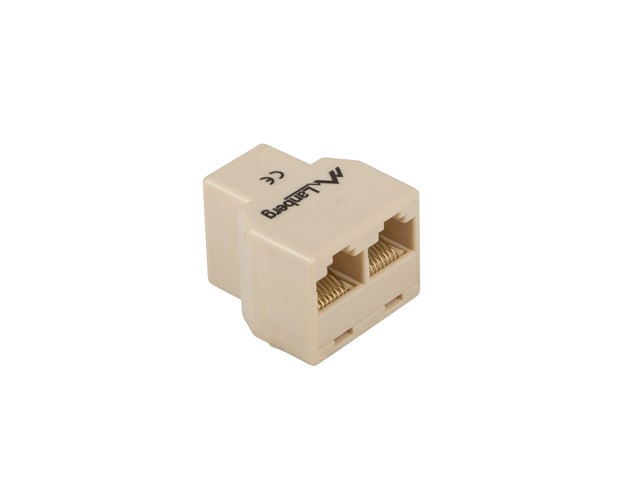 Adapter złączka sieciowa RJ45 - RJ45 x2 