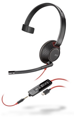 Słuchawki BLACKWIRE C5210, USB-C, WW